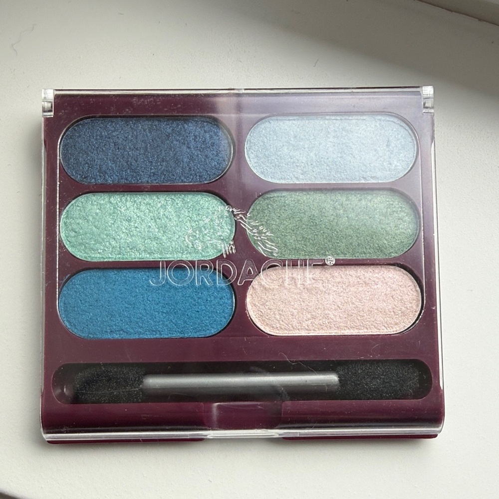 Jordache Sea Tones Eyeshadow Palette – New Vintage Makeup Blues & Greens